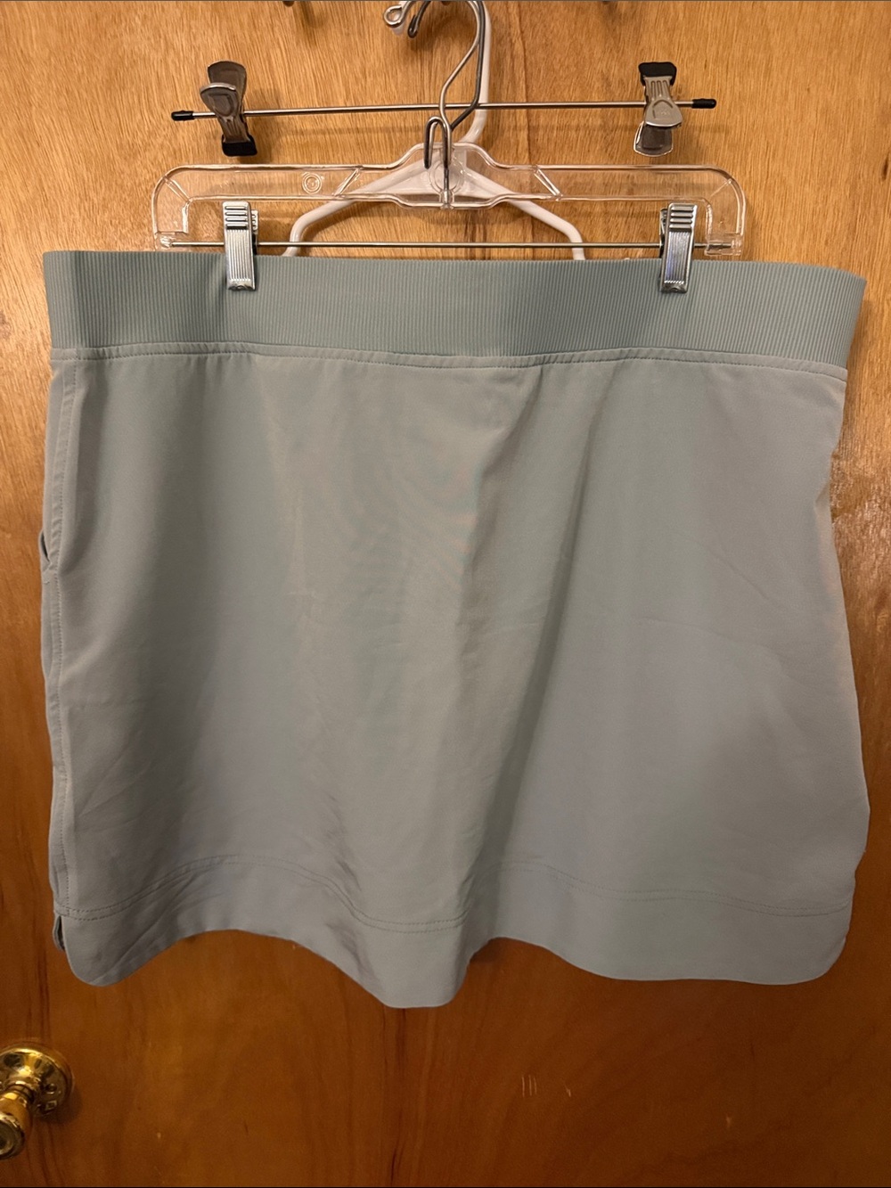Grey Athletic Skort with Pockets - Picture 3 of 4